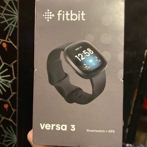 Versa FitBit 3 brand new in the box black strap